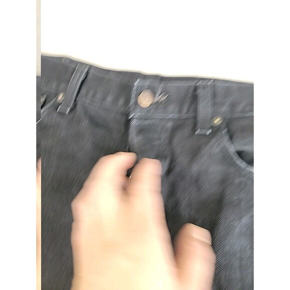 Levis 501 Jeans Mens 36 35x32 Straight Button Fly Black Distressed Cotton EUC - Picture 11 of 16